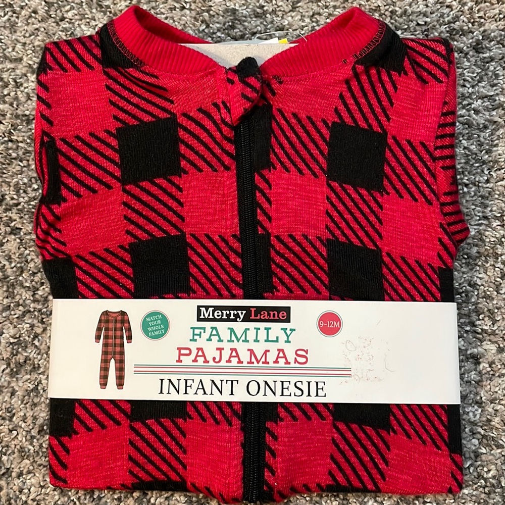 Baby Christmas Onesie Footless Pajamas